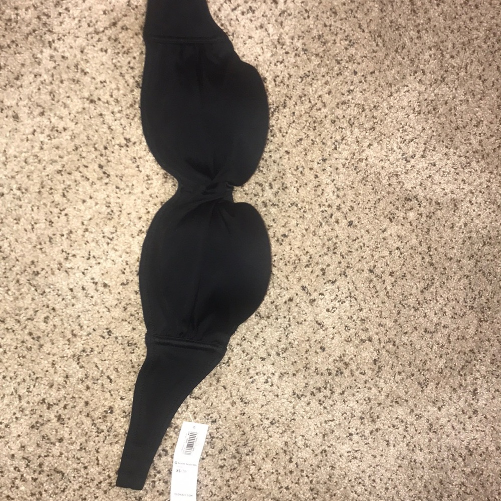 Black strapless bikini top - Picture 4 of 5